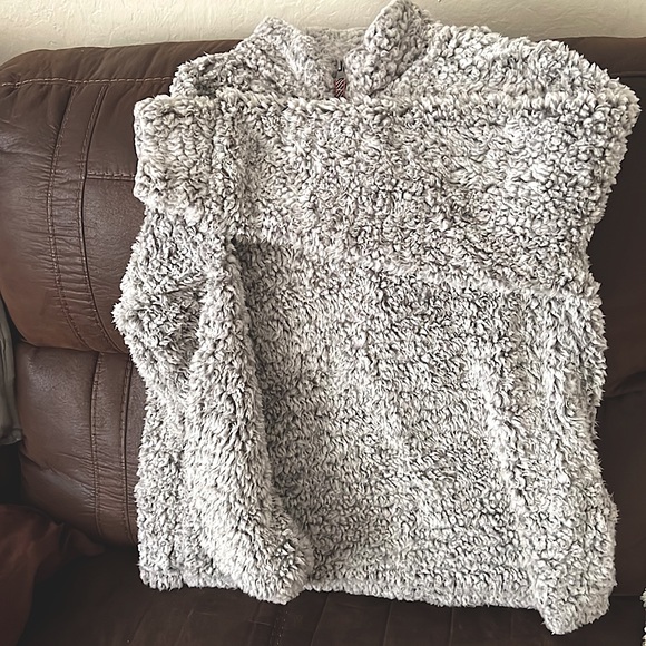 Cozy pull over 3/4 zip faux shearling size XL ‘Original Weatherproof Vintage’ - Picture 2 of 6